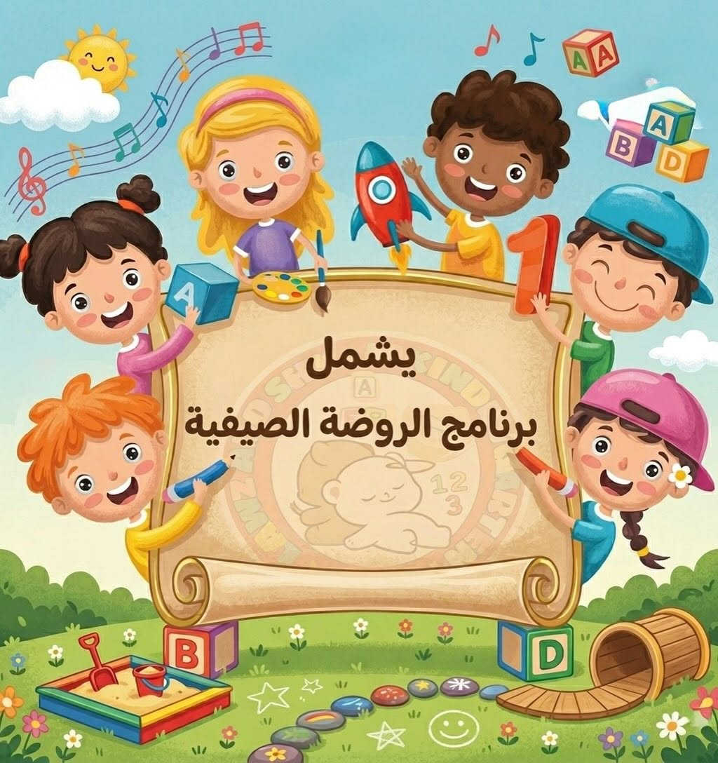 ⁨ ☀️الروضة الصيفية للاطفال☀️

هل أنتم مستعدون لمغامرة صيفية لأطفالكم لا تُنسى؟
تعلن روضة وحضانة لوز وسكر عن اكتمال برنامج الروضة الصيفية للاطفال😍
لا تفوت فرصة إضفاء لمسة من المرح والتعلم على صيف أطفالك!
يشمل المخيم:
◀️سفرة وحجز خاص لاطفالنا الى مزرعة خاصة🏝️
◀️زيارة خاصة لعربة الايس كريم لروضتنا🚃🍦
◀️دروس تقوية منهجية (عربي_انكليزي_رياضيات) ✏️
◀️ دروس تعليم الكيكوشنكاي والفنون القتالية (مع البدلة والحزام)🥋
◀️ مسابح خارجية مجهزة بكل التجهيزات اللازمة🏊‍♀️🍉
◀️ يوم الرمل مع رمال امنه خاصة للاطفال لتصميم اجمل الاشكال⌛️🏝️
◀️ العاب داخلية وخارجية حديثة وألعاب الذكاء🎢
◀️اضافة لخدمات ونشاطات الروضة الاعتيادية (سينما للاطفال🎥/ رف المكتبة لقراءة القصص📚/ نشاطات مونتسوري والعاب الذكاء🧩/ ونشاطات اخرى مختلفة)

يتوفر خطوط نقل بسيارات حديثة مكيفة🚌

📞للاستفسار اكثر ما عليكم سوى التواصل معنا دايركت او مراسلتنا على تطبيق الواتس اب ***********

📍الدورة-حي الصحة

#روضة_وحضانة_لوز_وسكر⁩
