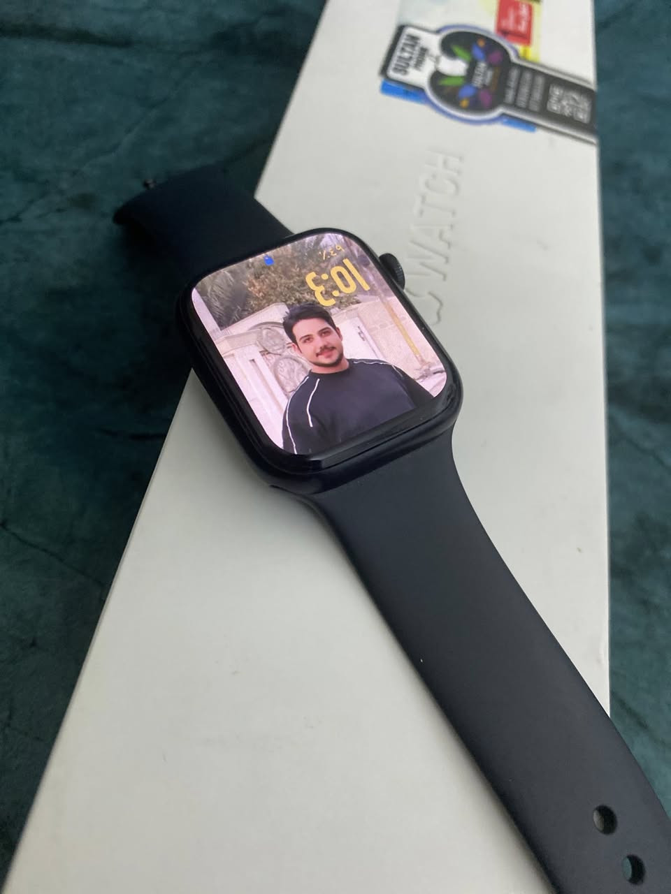 السلام عليكم
ساعه ابل واتش جيل 7 قياس 45 بطاريه 85 ساعه نضيفه بمعنى الكلمه وما مستخدمه هواي علا كد الفاينل مال جامعه وخلص امتحانات سعرها 220 وبيه مجال +كامل ملحقات اصليه 
رقمي/*********** واتساب واتصال
