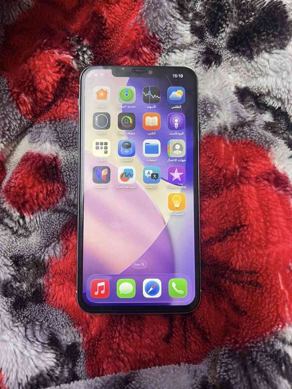 سلام عليكم 11برو ماكس ذاكره 256جهاز نضيف شخط مابي فقط مبدل شاشه ارقه شاشه بسوك بطاريه 80  بلادي جهاز نضيف رقمي *********** بغداد
