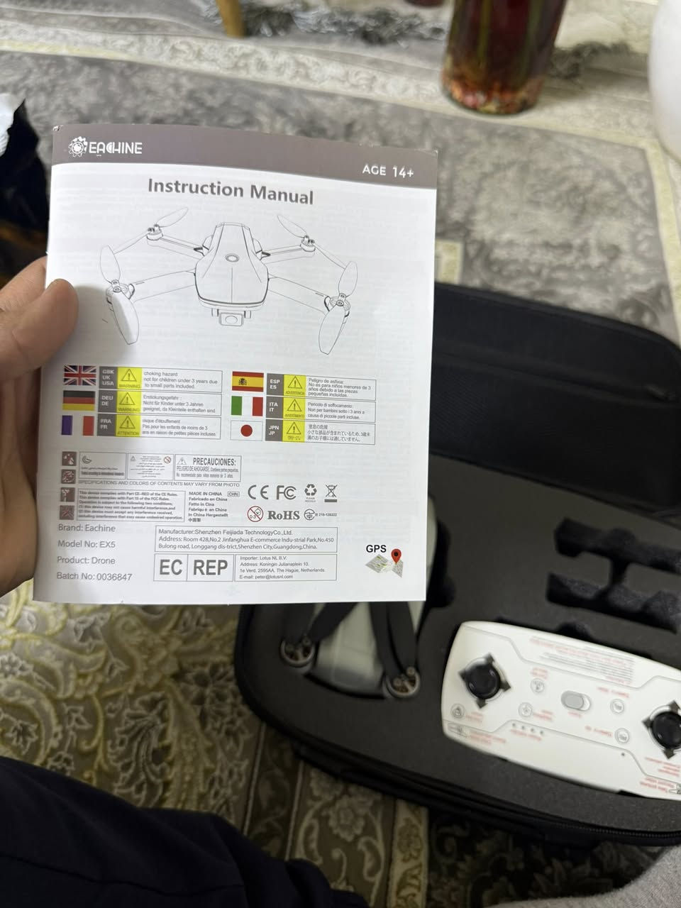 سلام عليكم هذا درون طلعلي بل dhl الماني.
بدون بطارية. اطونه بي سعر. الكوالتي مالة مامطروق  والي عنده بطاريته يدزلي. اخذة الية اذا اكو 😅


**إذا كنت صاحب هذا الإعلان وتريد حذفه لأي سبب، رجاءا أرسل رسالة إلى الدعم الفني**