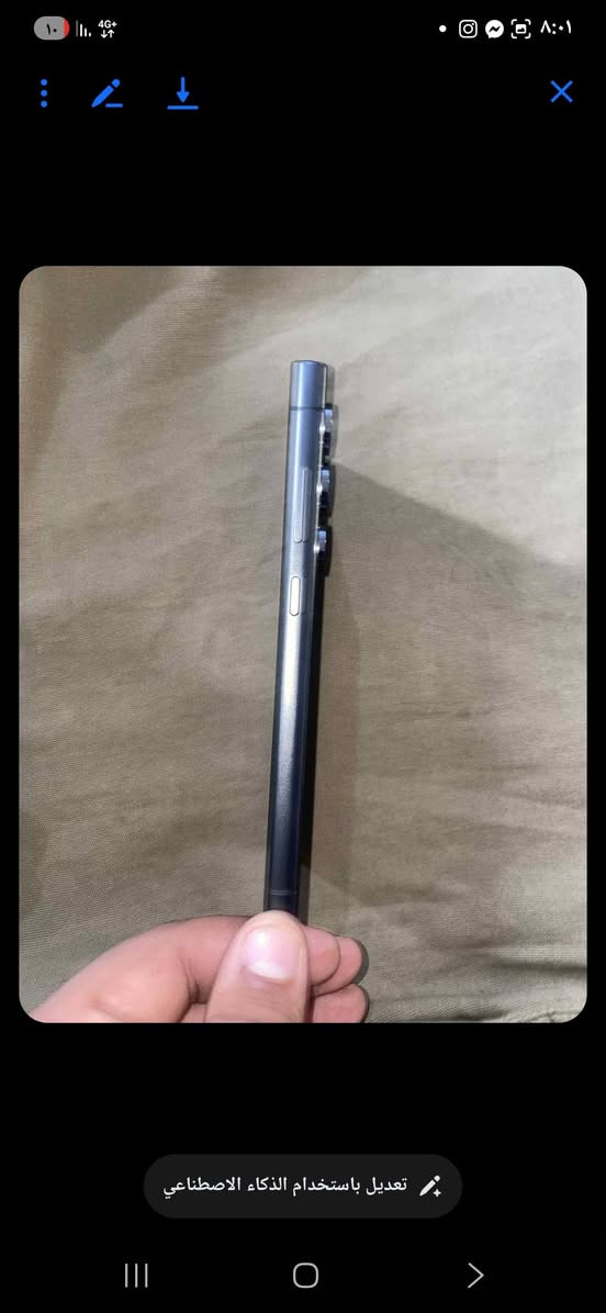 سلام عليكم جهاز اس الترا 24 للبيع جهاز جديد ونضيف ومكفول كفاله عامه من الزلغ واي شي ذاكره 256 عشوائي 12 الون اسود مع الكرتون سعره 925 قفل شراي واتساب فقط ***********
