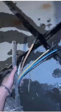 كيبل كهرباء • بغداد الزعفرانيه • ٣٧متر ٤×٢٥مم