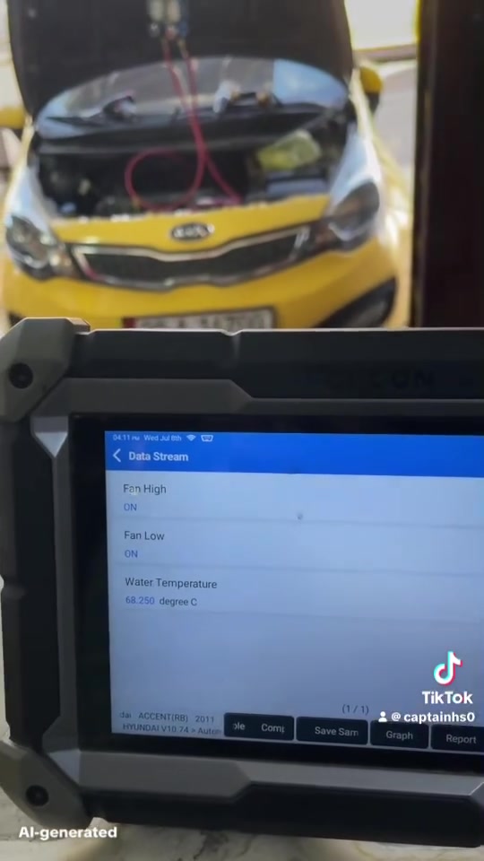هذا منشور مختلف نوعا ما 

من تجفت المكينه اعرف ليش كامت 

مو جفت واطلع كبل 

هاي سيارة جتني للورشه مجفته قبل سبوع 

كيج حماوة مابيه 

حماوتها فول. تزوع المي من الدبة 

تبريد ماكو 

مراوح قوي بلرون 

تم  اجراء الفحص. 
وتشخيص مشكلة الحماوة 

ومعالجته 

والنتيجة امامكم بلفديو المرفق 

كابتن سمير 
الاعظمية قرب المقبرة الملكية 
***********
