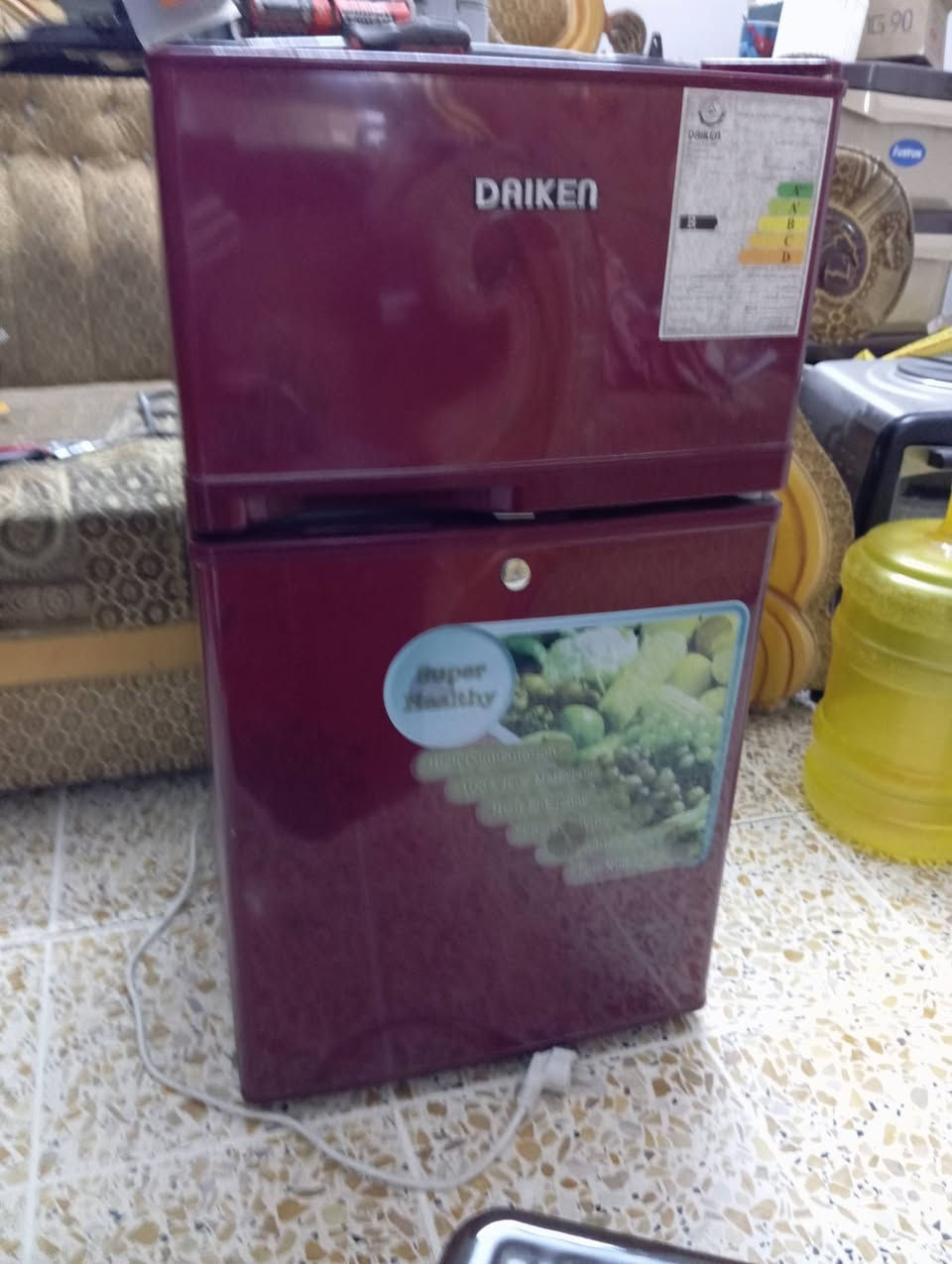 السلام عليكم
غراض منزلية للبيع
١ـ ميز بلازمة بسعر ٦٠ الف
٣ـ ملحق كاونتر + زاوية هي والملحق مالتهة بسعر (١٠٠ الف وبي مجال)
٤ـ تخم قنفات متكون من ( ٣ قنفات وكراسي ثنين ) بسعر ١٢٥ وبي مجال
٥ـ معصارة كهربائية صناعة ألمانية بسعر ٤٥ الف 
٦ـ جهاز بيتزا بسعر ٣٥ الف 
٧ ـ جهاز كليچة أو وافل بسعر ٣٠ الف
٨ـ قلاية بطاطا بسعر ٢٠ الف
٩ـ ثلاجة صغيرة بسعر ٨٠ الف


**إذا كنت صاحب هذا الإعلان وتريد حذفه لأي سبب، رجاءا أرسل رسالة إلى الدعم الفني**