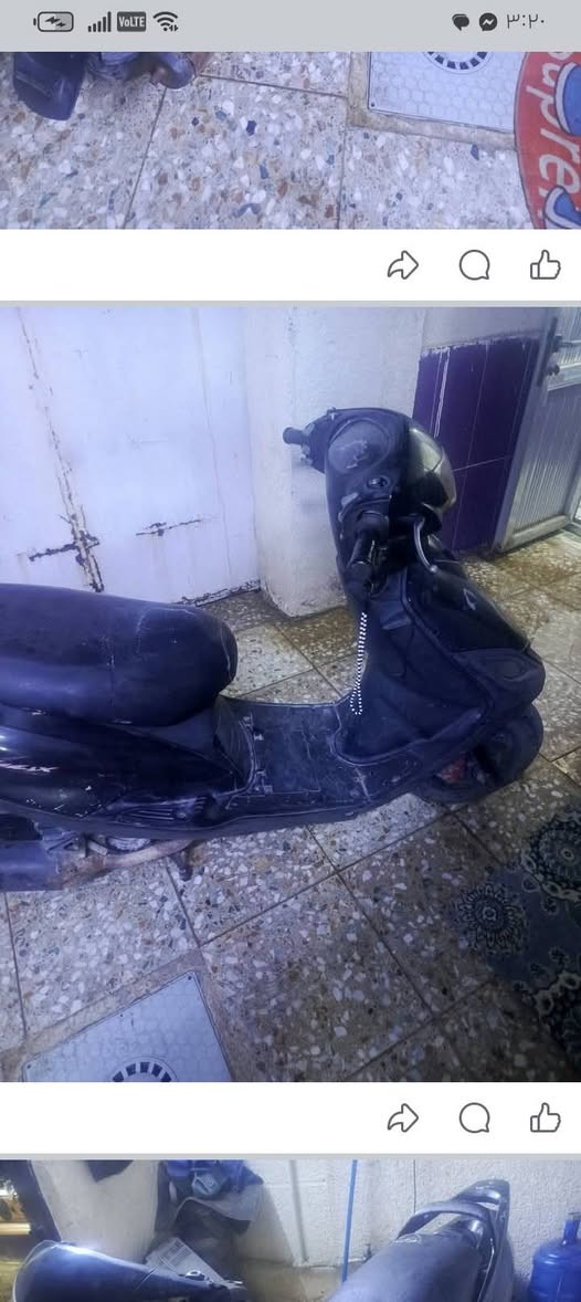 السلام عليكم دراجه ماكس 140للبيع 
نضيفه الدراجه ناقصه فقط باتري هندر واحد تشتغل الدراجه خير من الله مكاني بغداد الشعب
السعـر 400.وبيه مجال
***********
