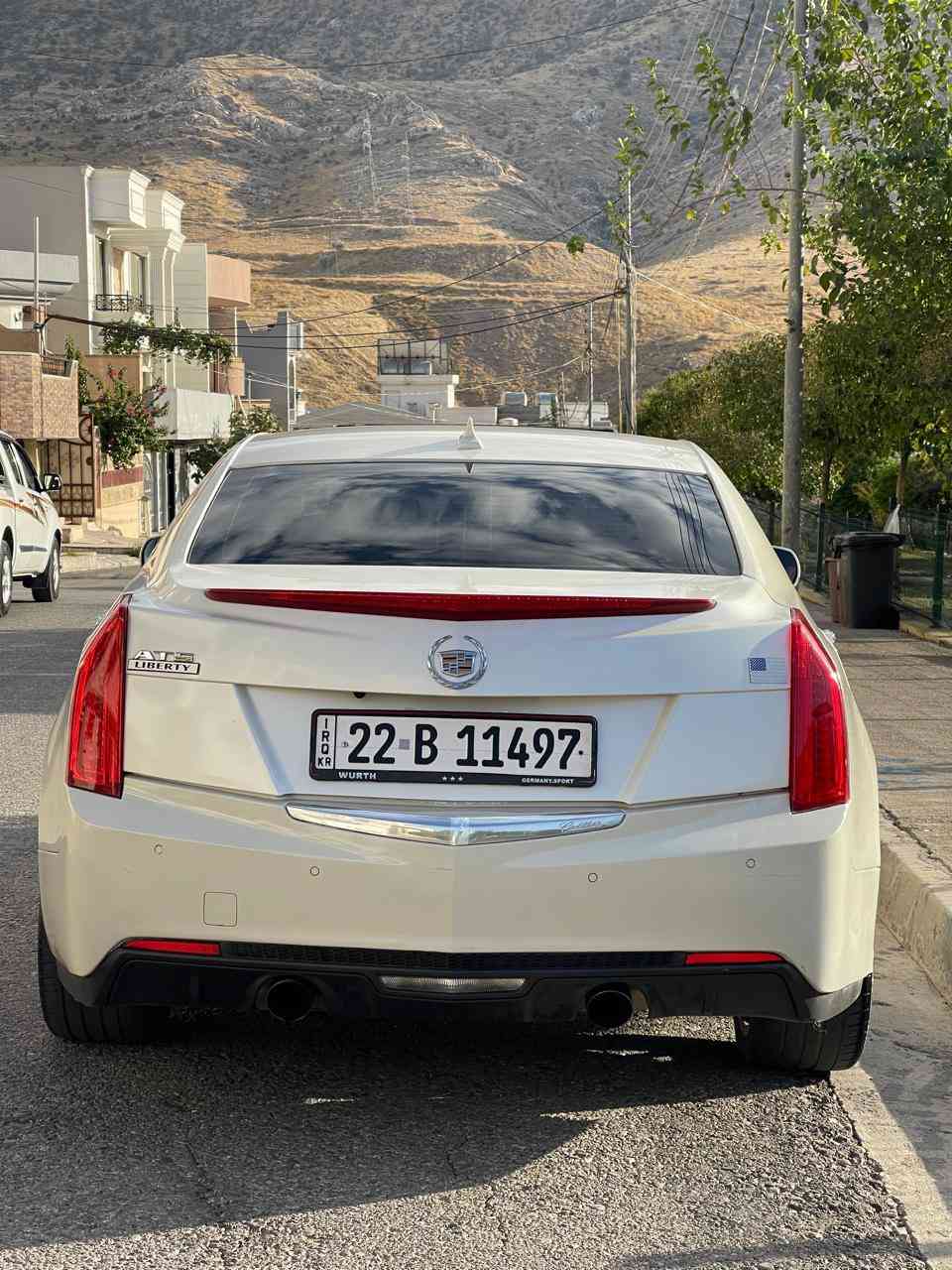 سلام عليكم بسم الله 
Cadillac ATS PERFORMANCE
2014
وارد خليجي يعني داخله كلين حادث صار هنا 
جاملغين خلفي و جاملغ امامي سفحة سكن 
بدون دواخل بدون ارباك بدون معجون شرط 
موصفات فول فول واحد علي واحد 
غرفة داخل اسود و احمر و كاربون فايبر من شركة 
محرك ٦  مال كمارو مرغوب
كير مكينة كهربائية كلها ب شرط
تحويل وكالة ثاني يوم
كشنات هيتر تبريد خزن رادار 
سيارة ٣٦٠ حساس 
داتاشو 
مودات القيادة   سبورت . ثلج . عادي 
تايرات و ويلة جديدة قبل يومين مسوي 
و سويت سيرفيس كامل ولا ربع دينار ما تصرف 
باقي موصفات معروفه 
سعر 122$ بيها مجال للطيبين 
و عليها غرامات 700 الف تنزل من سعر 
بدون مراوس فقط بيع 
عربي ***********
كوردي ***********
