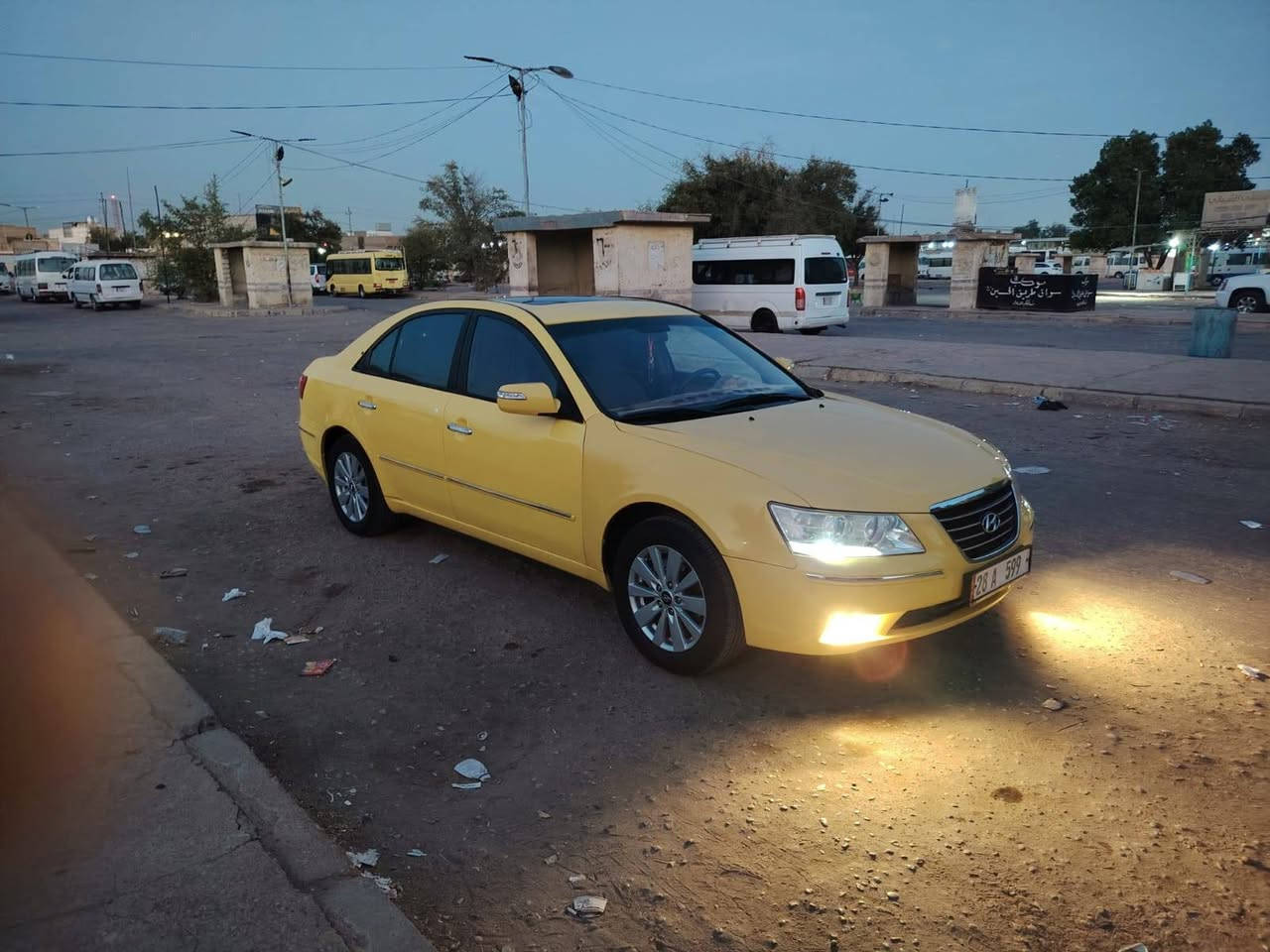 السلام عليكم سوناتا مديل ٢٠١٠خليجي بسمي مصفره هيئه وغرامات مكينه وكير بحاله جيده ضرها بنيد وجاملغين فقط بدون داوخل مكاني نجف مكلف بلنشر تفاصيل أكثر خابر على الرقم السياره*********** السعر ١٠٠$وبيه مجال بصيط
