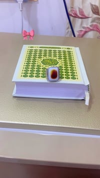 جزع يماني • قطعة مربعة • صياغة البحرين