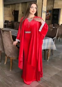 قفطان رمضان • مخمل • مقاسات ٤٠-٤٨