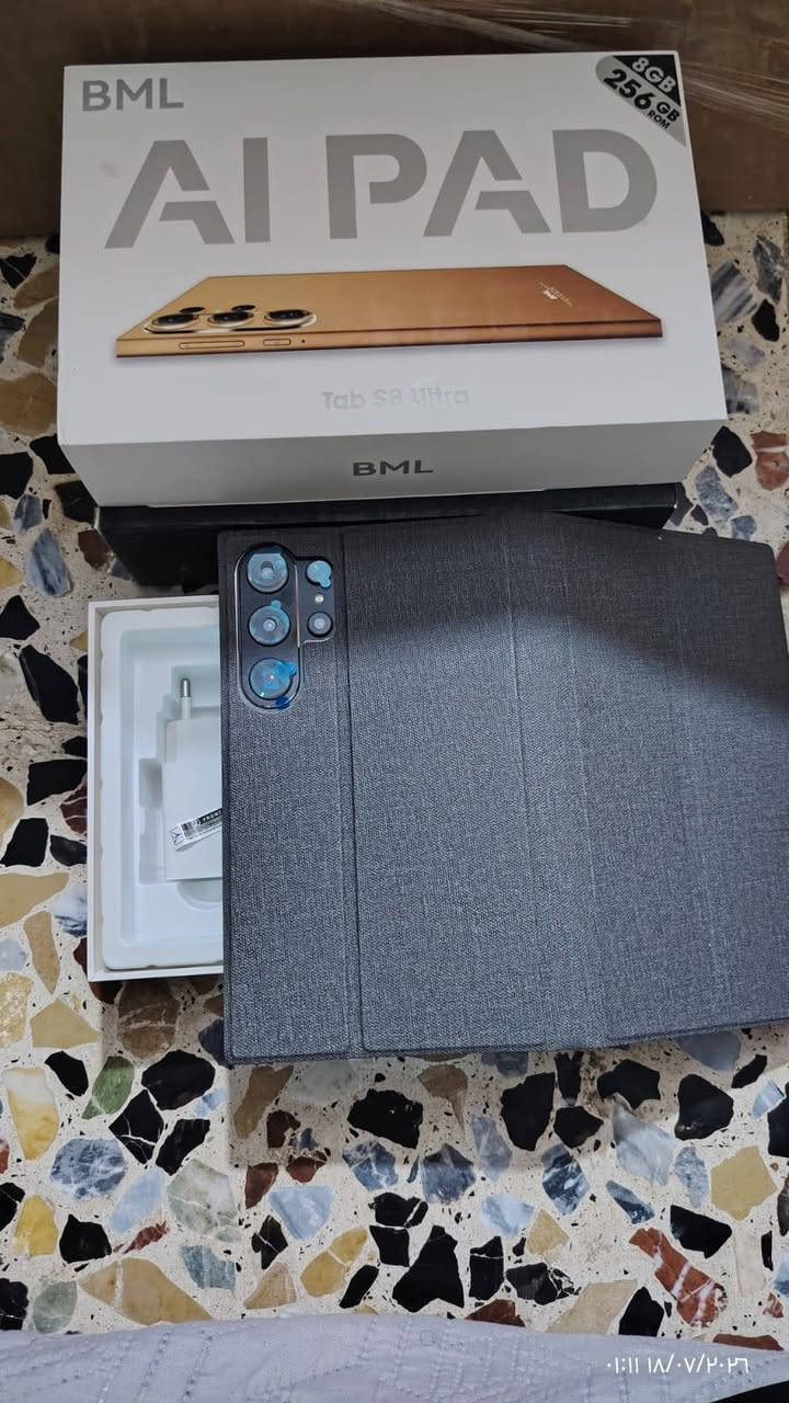 ايباد تاب جديد لوك مامفتوح اندرويد 15 حديث ذاكرة 256 رام 8 يجي وياه قلم وشاحنه وسماعه ولاصق حماية وكفر مكاني البصرة  سعر 50  الف ***********

