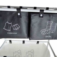 منظم غسيل • إطار معدني • بعجلات