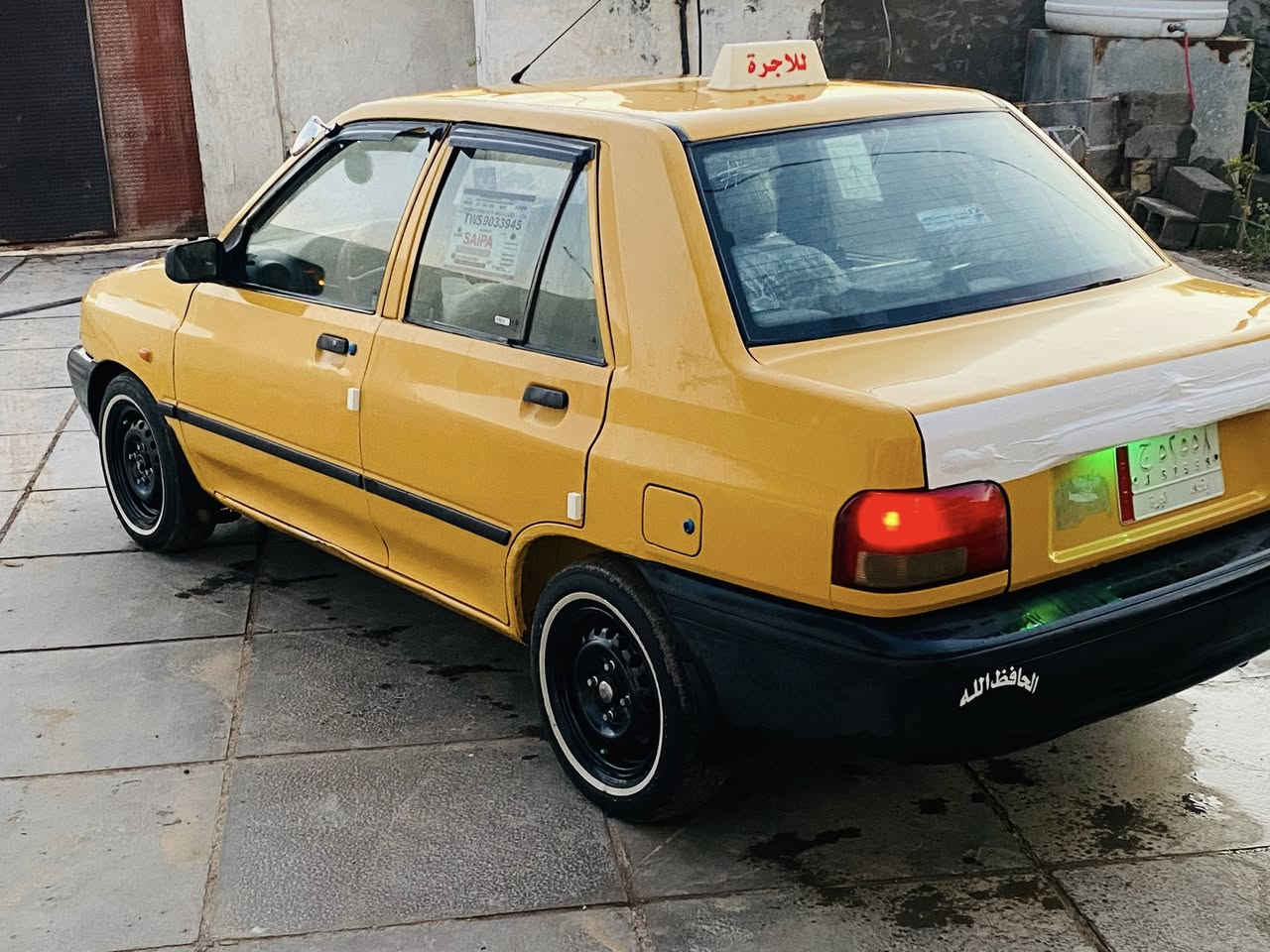 للبيع سايبا 2016 رقم الماني تحويل مباشر سنويه مجدده مصفره هيئه واغرامات كير ومحرك مكفولات تخم تاير ابو الخط تبريد شغال شواصي نضاف بيهه جاملغ مبدل بلادي بدون ضرر فقط السعر 33وبيه مجال رقم ***********مكان بغداد
