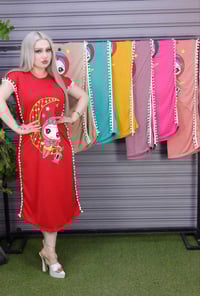 دشداشة نسائية • خامة فانيلة • مقاسات M L XL