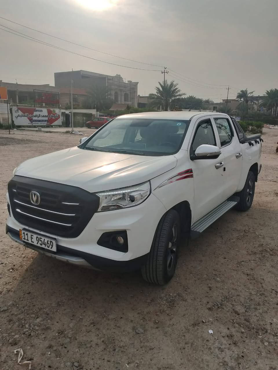 السلام عليكم 
للبيع شانجان هنتر 2022
الفئة: Plus 
دفع رباعي 4x4
أبيض حمل 
((بدون صبغ)) - نظيفة جداً 
كفالة كَير ومكينة (ضمان وكالة البخيت) كل الصيانة داخل الشركة
باقي مواصفاتها معروفة يعني مقاعد جلد وكاميرا ومصابيح لد امامي وكشافات ضباب وحساس وقوف الخ... 

ماشية 118 ألف.. قابل للزيادة 

للإستفسار التواصل عبر الواتساب: ***********
السعر: 24,500,000 د.ع
