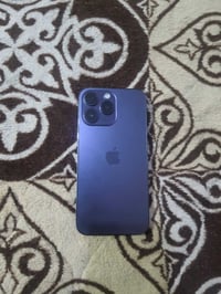 ايفون ١٤ برو ماكس شرق اوسط ذاكره ٢٥٦ دبل شريحه الجهاز مستبدل بي شاشه ا...