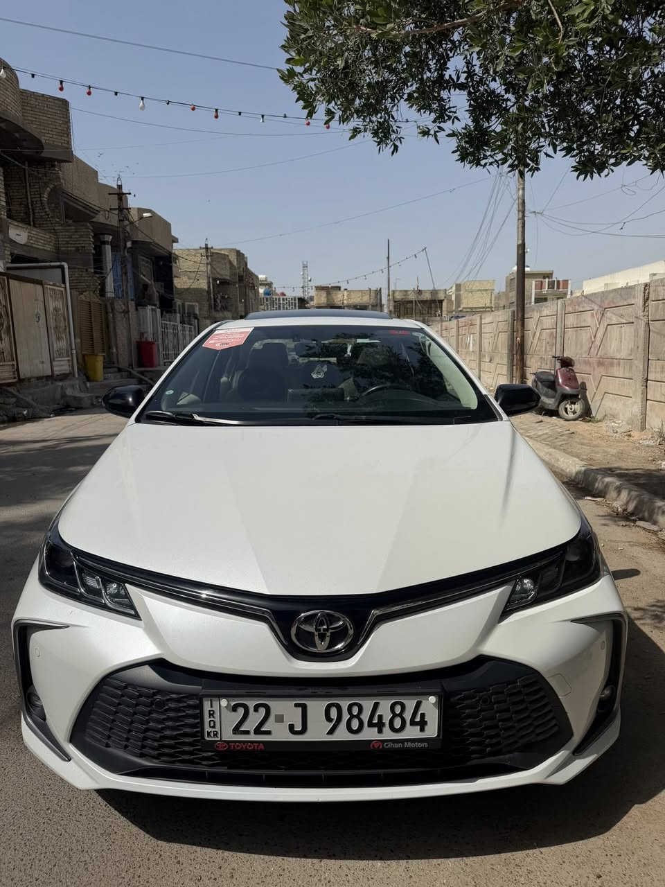 السلام عليكم
كورلا خليجي جيهان 2023بانزين فقط
ماشية 36 الف  رقم اربيل باسمي
فتحه 
دخول ذكي / بصمة
تحكم ستيرن جهتين
شاشه كار بلي  / كامرة خلفية
مري شفط / اشاير بلمري
 تبريد قطعتين  / الداخل بيجي 
مراية الداخلية تعتيم 
حساسات امامية وخلفية وجانبية
حساسات اطار +ويل كروم
مانع انزلاق 
لايت زينون 
 السياره كفاله عدا  كم رصعه حالوب بسيط جدا ميبين بس بالسونار

مكان السياره بغداد جملية 
رقم الهاتف 
‭0771 059 7737
السعر 183
