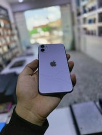 11 عادي ذاكره 128 بطاريه 100 مستبدله اصليه  مبدل شاشه اصليه تفصيخ 3 خي...