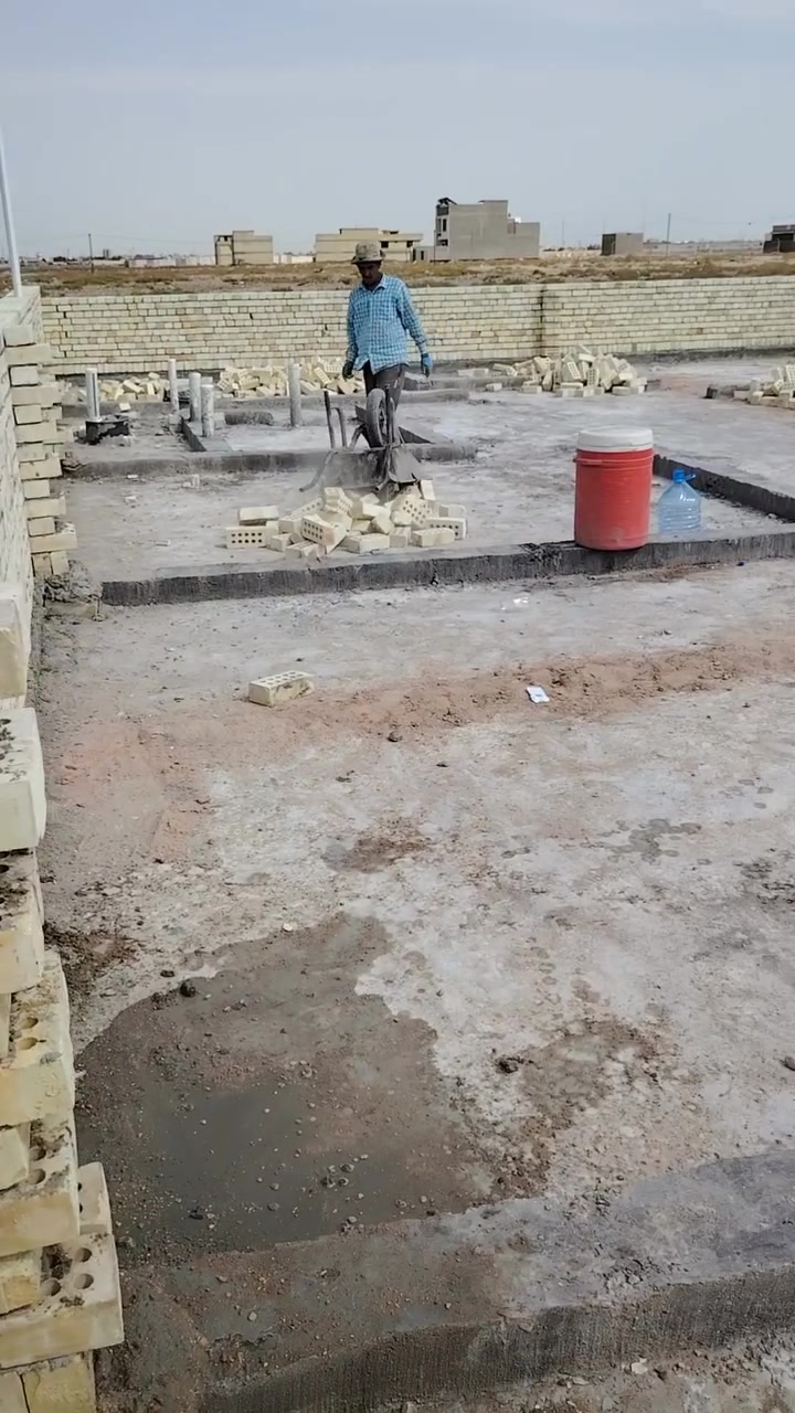 سلام عليكم خلفه بناء درجه اوله سرعه ونضافه ستلام مهندس ***********

