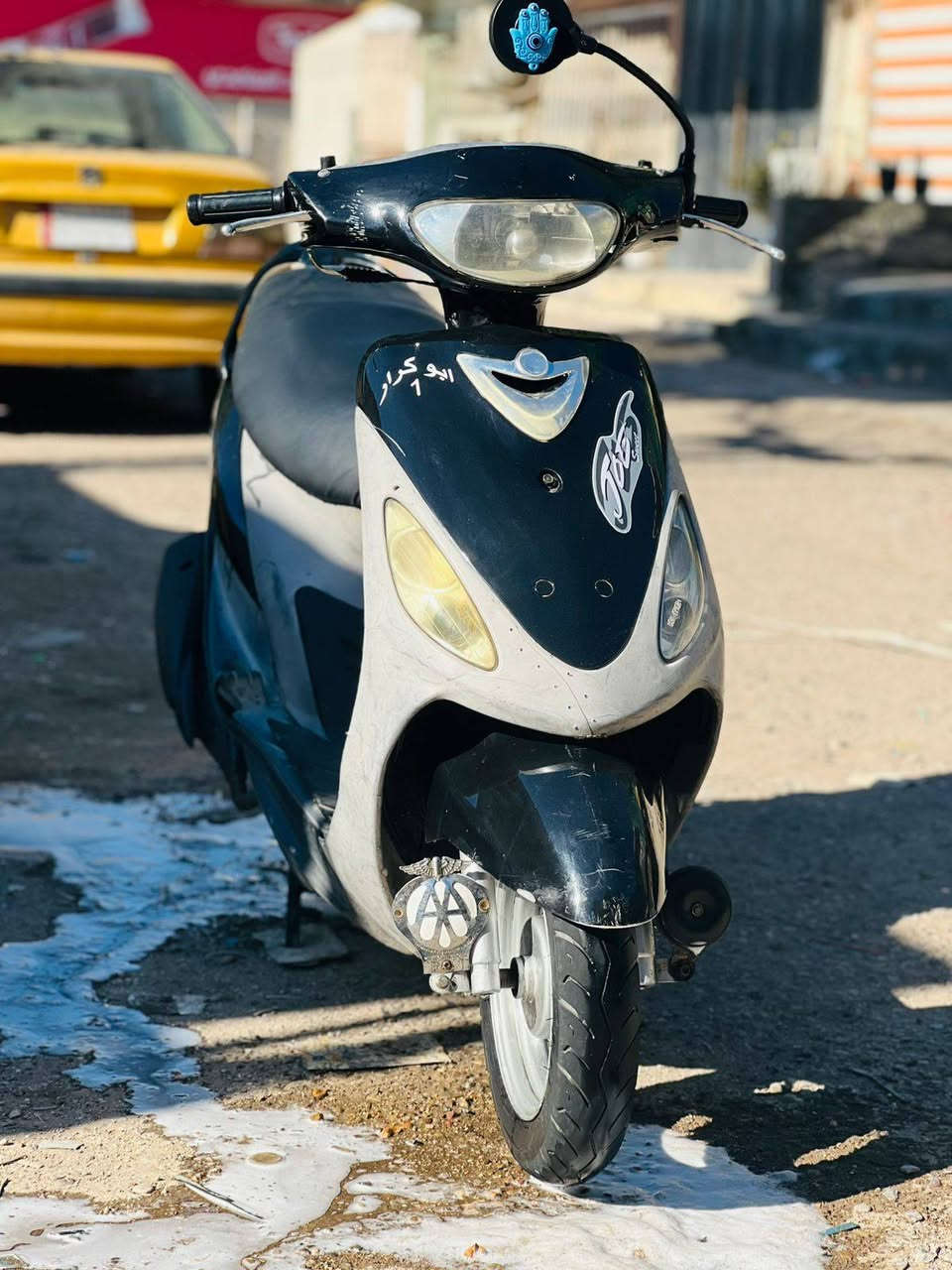 سلام عليكم دراجه ماكس منغولي دراجه جاهزه من كلشي اي نقص مابيهه الدراجه نكره سلف تايرات زوج جديد كهربائيات كله شغاله الدراجه معروضه 500 وبيهه مجال العنوان بغداد غزاليه شارع الضغط الرقم الهاتف ***********
