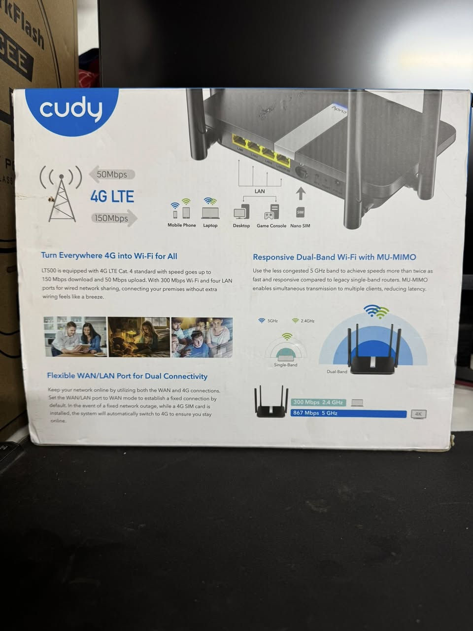 راوتر 4G
يستقبل سيم كارت السعر مع التوصيل ٣٥ الف


**إذا كنت صاحب هذا الإعلان وتريد حذفه لأي سبب، رجاءا أرسل رسالة إلى الدعم الفني**