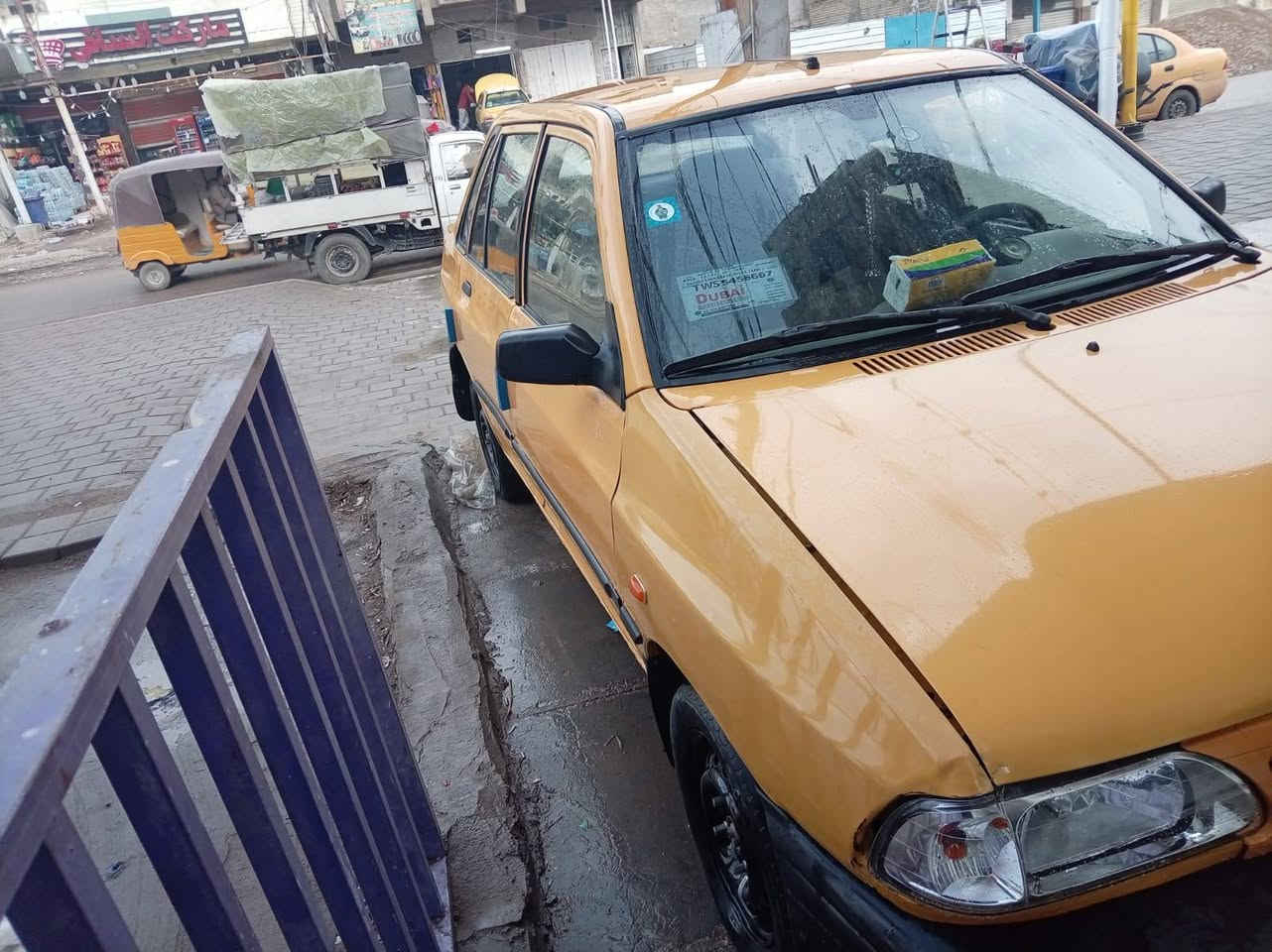 السلام عيكم سايبه للبيع مديل 14كهرابئيات كلها شغاله تدفئه تبريد  سياره خير من الله رقم انكليزي تحويل مباشر سعرها 32 وبيها مجال***********
