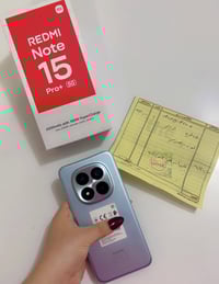 جهاز  ريدمي نوت 15 برو 5G الجديد للبيع 575  الف 💙 بغداد المنصور  07809...