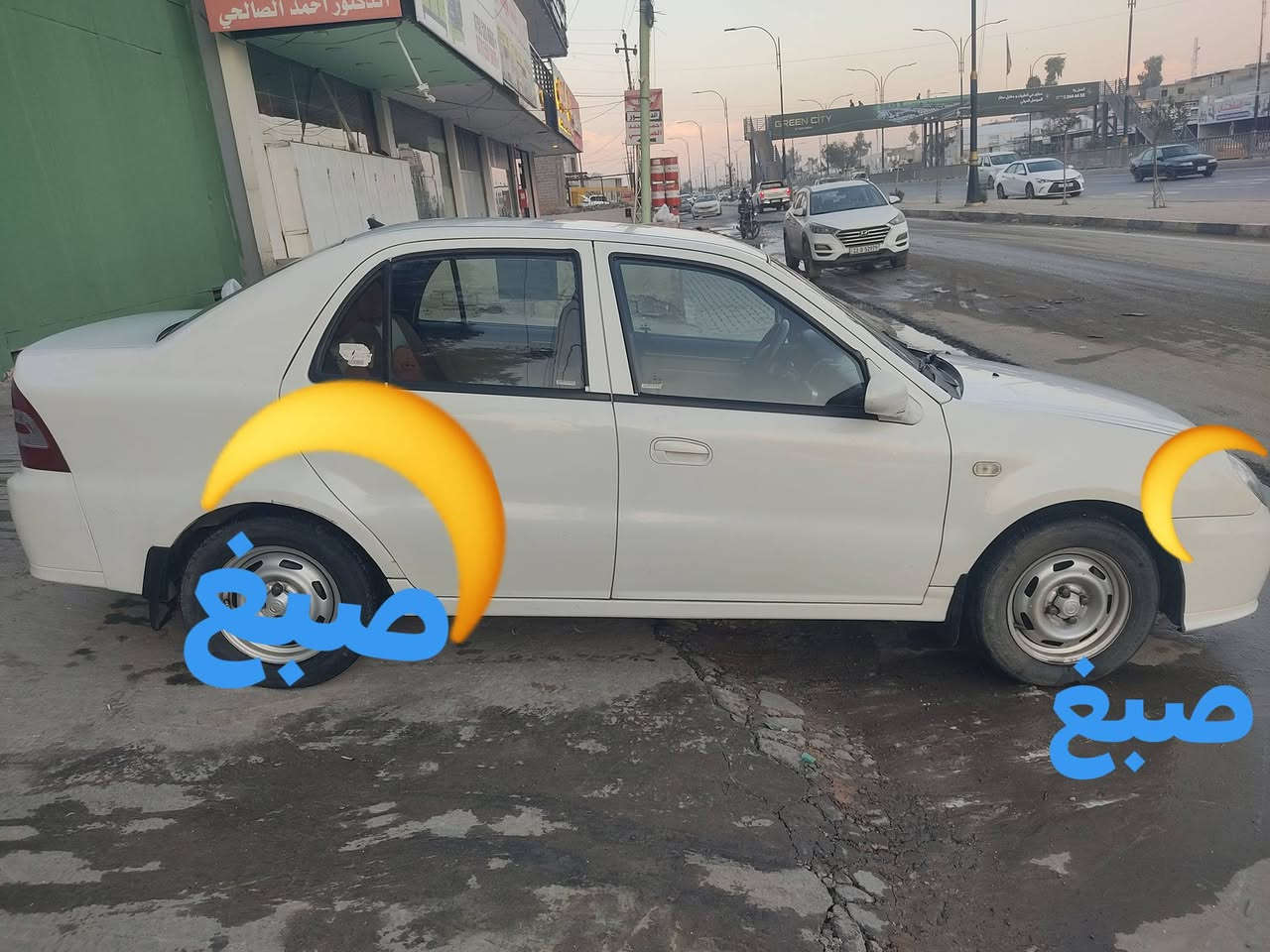 السلام عليكم سيكي 2013 قصة قديمة الدوائر الخلفية مصلحة شرط تبريد تدفئة  هزة وسنوية ورقم جديد كوبون بانزين ورقي السيارة باسمي غرامات صفر السيارة ماشية 146 الف لاصرف ولانفخ طخم جديد تايرات الامامي جدد الخلفي على النص كهربائيات كلها شغالة وين تريد انطيك تراي ...مامتواجد ع فيس ...***********
