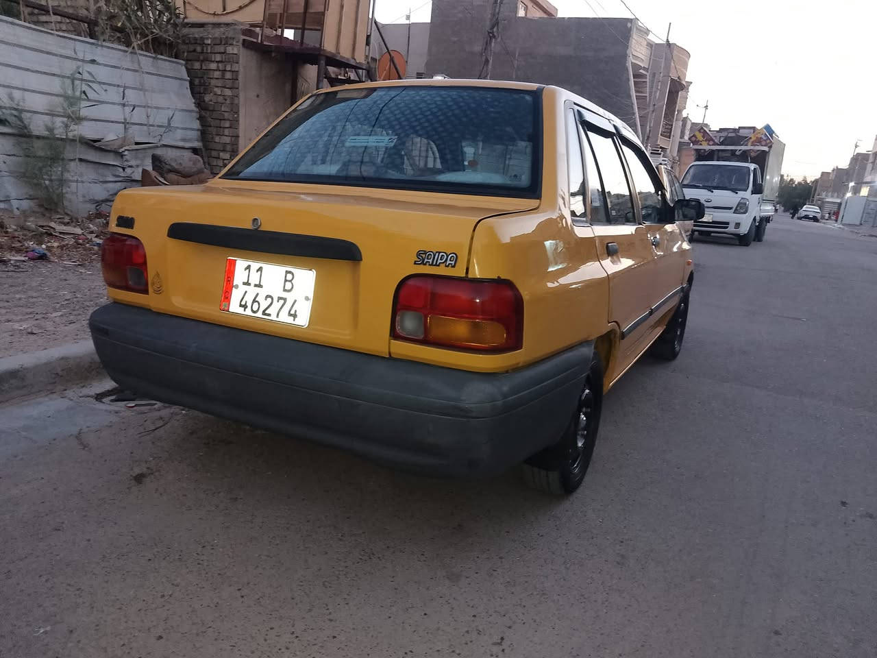 سايبا موديل ١١ محرك لاصرف ولاتبخير صدر أمامي وخلفي جديد تخم تاير جديد تبريد ثلج دوشمه عام شواصي مكفولات رقم دولي بغداد سياره جاهزه من كلشي مكان السياره بغداد السعر ٢٦ وبيهه مجال قليل ***********
