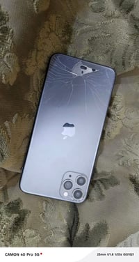 آيفون ١١ برو ماكس • شاشة مبدلة • ضهر مكسور