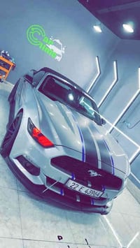 فورد موستانك2017 ECOBOOST كشف اللون سلفر  فول مواصفات بريميوم محرك 230...