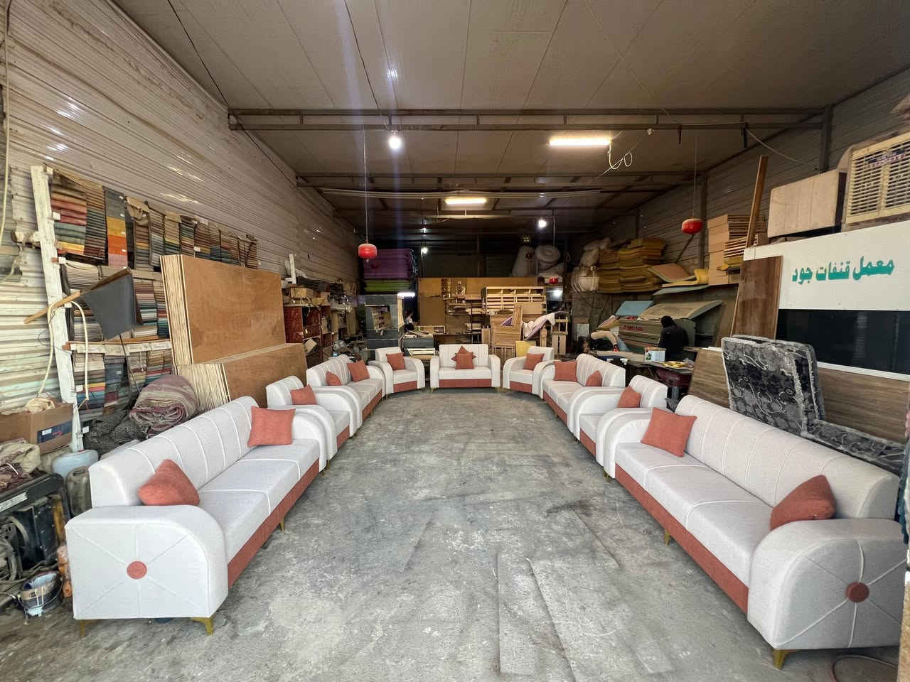 ‏بسم الله وعلى بركة الله 
 طلب احد الزبائن تخم 14نفرات  🤗

يقدم لكم معمل قنفات جود🥰
 🥰  كل ما هو جديد ومميز من انواع الموديلات التركيه🇹🇳 والعراقيه🙋‍♂️ عمل القياسات الخاصه والموديلات وحسب  طلب الزبون 🙋‍♂️🌷😍
اجود انواع الاقمشه 🙋‍♂️
خشب روسي 🇷🇺
اسفنج عراقي ضمان 🙋‍♂️
مع العمل على صيانة وتجديد القنفات القديمه 
اسعار منافسه وجيد 🤗
تفاصيل اكثر مراسلة الصفحه او التصال على الارقام التاليه 
*********** //***********. (أبو جود) 🙋‍♂️⚘⚘
الشارع العام  مقابل بانزين خانه الحكوميه مجاور المحكمه
