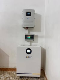 منظومة طاقة شمسية • بطارية SVOLT 16.64kWh • انفيرتر Deye 6KW