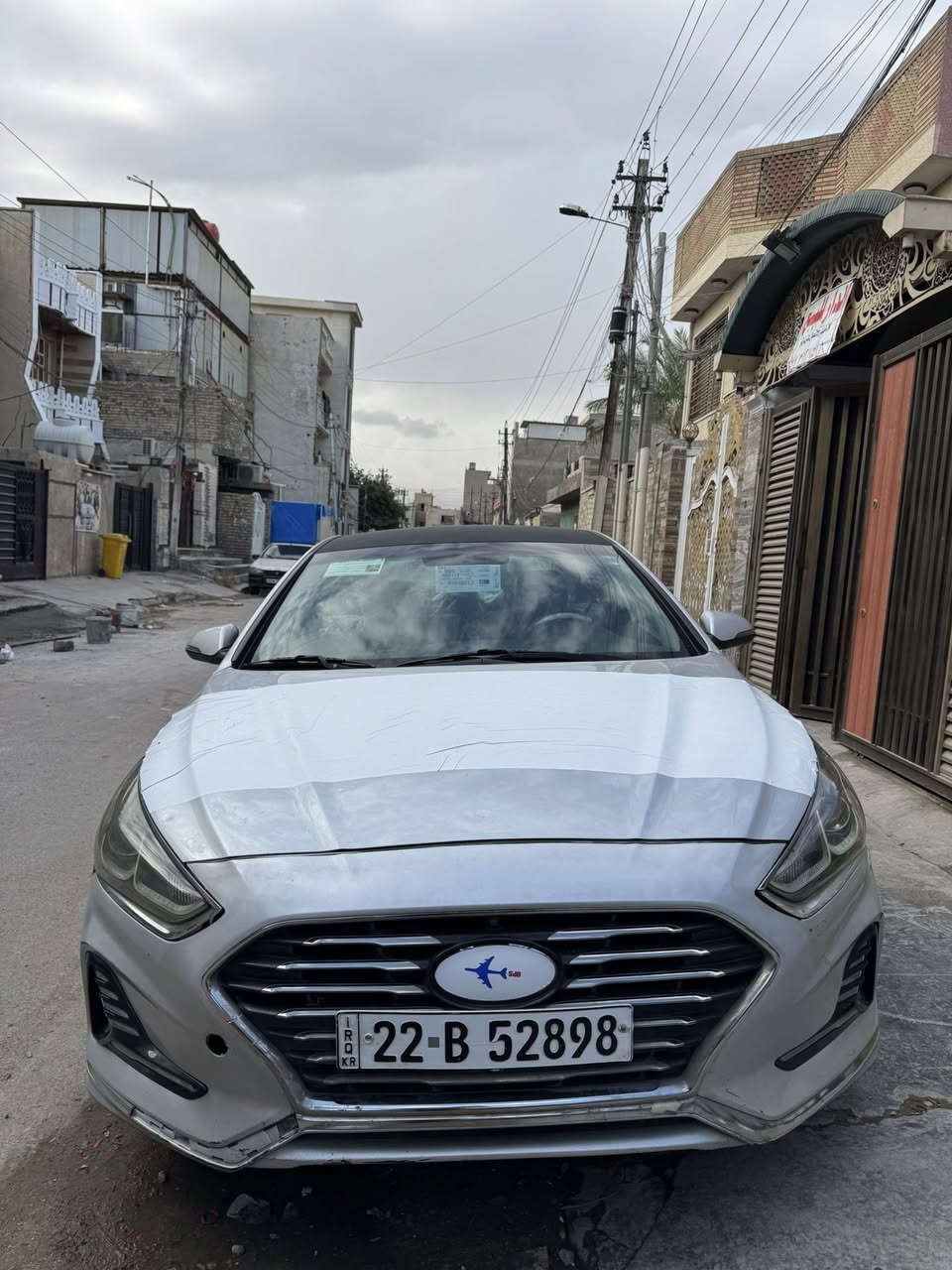 السلام عليكم سوناته 2018 حادث جاملغ وبنيد  وبيها حالوب بل قماره وقبق الجنطه مواصفات شاشه جبيره تحكمات جهتين كشنات تتفه تبريد تبريد قطعتين منضومت غاز مسويها جديده مكينه 2400  صدر خلفي امامي جديد تخم تاير نضيف السياره جاهزه بدون نقص السعر 103 رقمي ‭٠٧٧٦ ٢٣٤ ١٩٩٦‬ رقم اربيل الجديد
