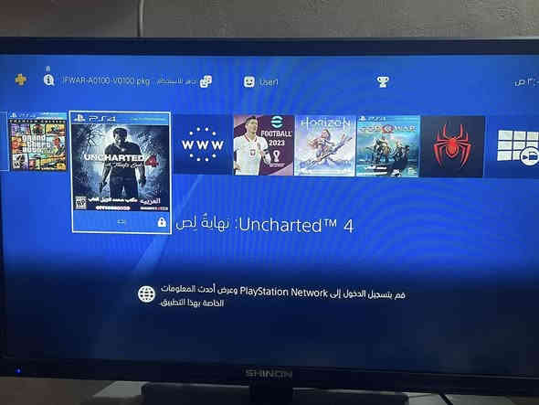 السلام عليكم بلي فور مهكر للبيع مع كامل ملحقاته 3جوستكات+يو بي إس +شاشة حجم32 السعر 350 العنوان بغداد الدورة الميكانيك للاتصال ***********
