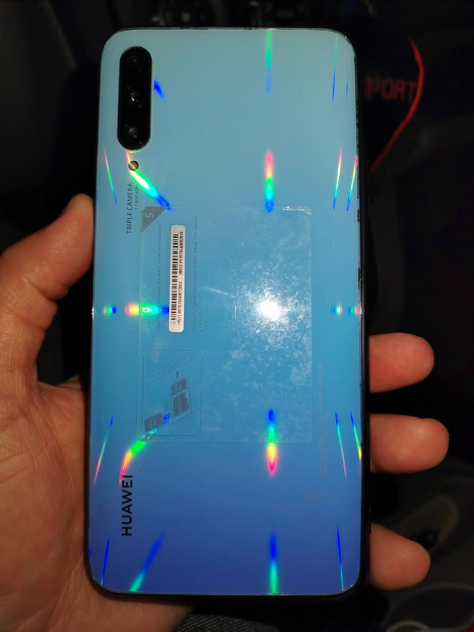 للبيع جهاز Huawei Y9s باللون ( سمائي لامع ) مستخدم بس نظيف كلش .
✅ كامرته كلش حلوه بالتصوير للفيديو و للصور.
✅ ويا كارتونته كامله والملحقات شاحنة الأصلية والسماعات الأصلية حتى بعدها ما مفتوحه ع وضع الشركة. 
✅ يدعم كافة خدمات جوجل رسمياً.
✅ شاشة Ultra FullView بتصميم مذهل لمشاهدة الأفلام والألعاب .
✅ بصمة سريعة جداً في زر الطاقة الجانبي.
✅ خامات تصنيع قوية وفخمة جداً.
​الجهاز خالي من العيوب الأعطال فقط مبدل شاشة ( نكسرت الشاشة و بدلتها يعني مو عطل بالجهاز) .
السعر المطلوب: (150 الف دينار عراقي ) وبي مجال 💛
للتواصل والاستفسار (***********)
