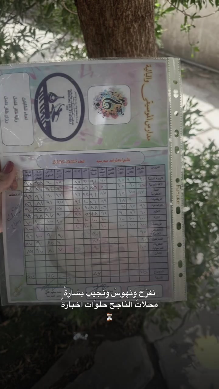 "الحياة ليست رحلةً هينة، بل ميدانًا تتوالى فيه التجارب والتحديات، فتُنمّي خبراتنا مع مرور الزمن."

📍كادر تدريسي كفوء...ومتميز ولديه خبره
📍قاعات دراسية نظامية نموذجية تتوفر فيها وسائل التبريد والتدفئة
📍وتوفر نظام المراقبة بلكامرات🎥
📍التواصل المستمر مع اولياء الامور👩‍👩‍👦‍👦
سارعوا بالتسجيل وحجز مقعدك الدراسي فالمقاعد محدودة 
العنوان / كفاءات السيديه شارع كنانه _قرب متوسطه الشيخ عباس الجبوري 
للحجز يرجى مراسلتنا على صفحة المعهد 💌
أو الأتصال على _*********** ***********📞
#أدارة_المعهد🍃✨
