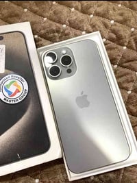 ايفون ١٥ برو ماكس بطاريه ٩١ ذاكره ٢٥٦ جهاز شرق اوسط ما مفتوح بعده بلاد...