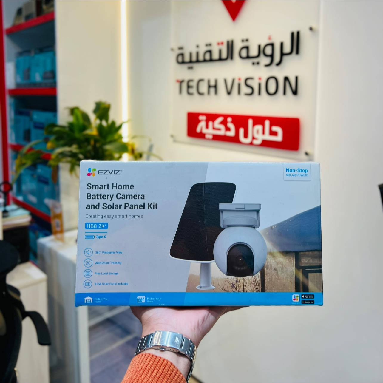 الرؤية التقنية توفر كاميرات EZVIZ الذكية ✨

 بدقة 2K Plus و3K Plus يعني 2 ميجا و4 ميجا و5 ميجا وتشتغل بدون جهاز DVR نهائياً كل التحكم والمشاهدة يكون من الموبايل مباشرة.

وتتميز بالتتبع التلقائي ولاقطة صوتية وتكلم صوتي مباشر Two Way Audio نظام إنذار وتنبيه تشتغل بالطاقة الشمسية وبنظام 4G بدون واي فاي.

📞 لا تنتظر الخطر… أمّن بنايتك اليوم

📍 متوفر الآن لدى الرؤية التقنية | TECH VISIONحلول ذكية… تواكب طموحك.

📍القائم – الشارع العام – مقابل دائرة البريد والاتصالات

📞 *********** – ***********📱 

#كاميرات_مراقبة #منظومات_انذار #العراق #الانبار #القائم #الرؤية_التقنية #حلول_ذكية
