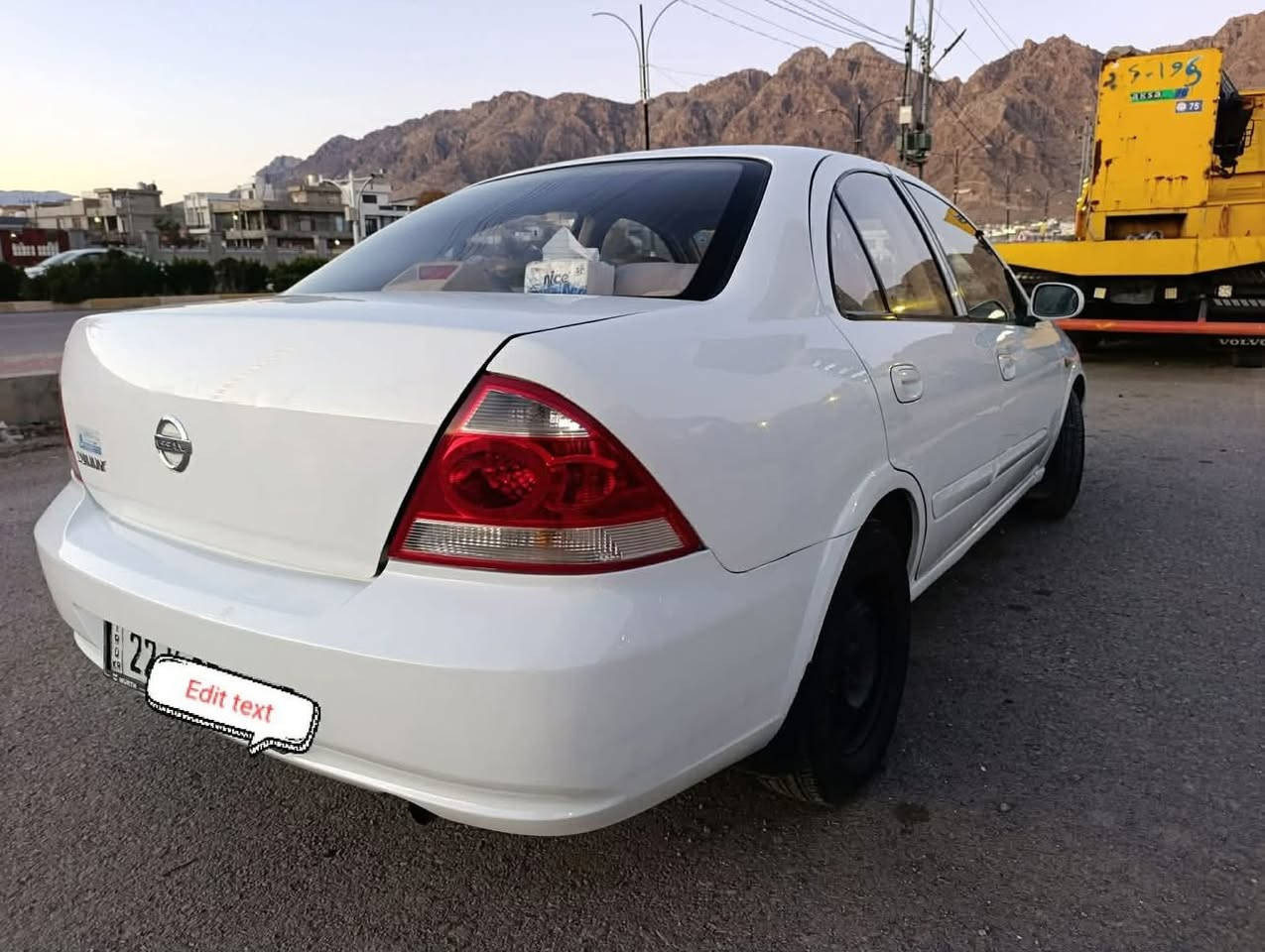 ئۆتۆمبيل: سەنی کۆری سپی بەفری 

مۆدێلی 2013 
سەنەوی کۆتای 2027 

ســــعر $ یەک کۆمێنـت بکە راســـتەوخۆ بــۆ دێـــت🟢

پاتری تازە گۆراوە 
هەرچوار تایەی تازەیە و دوو جام کارەبایە 
چوارپارچە و پەڵەیەکی بۆیاغە 

ژمارەی خاوەن سەیارە👈: ***********
