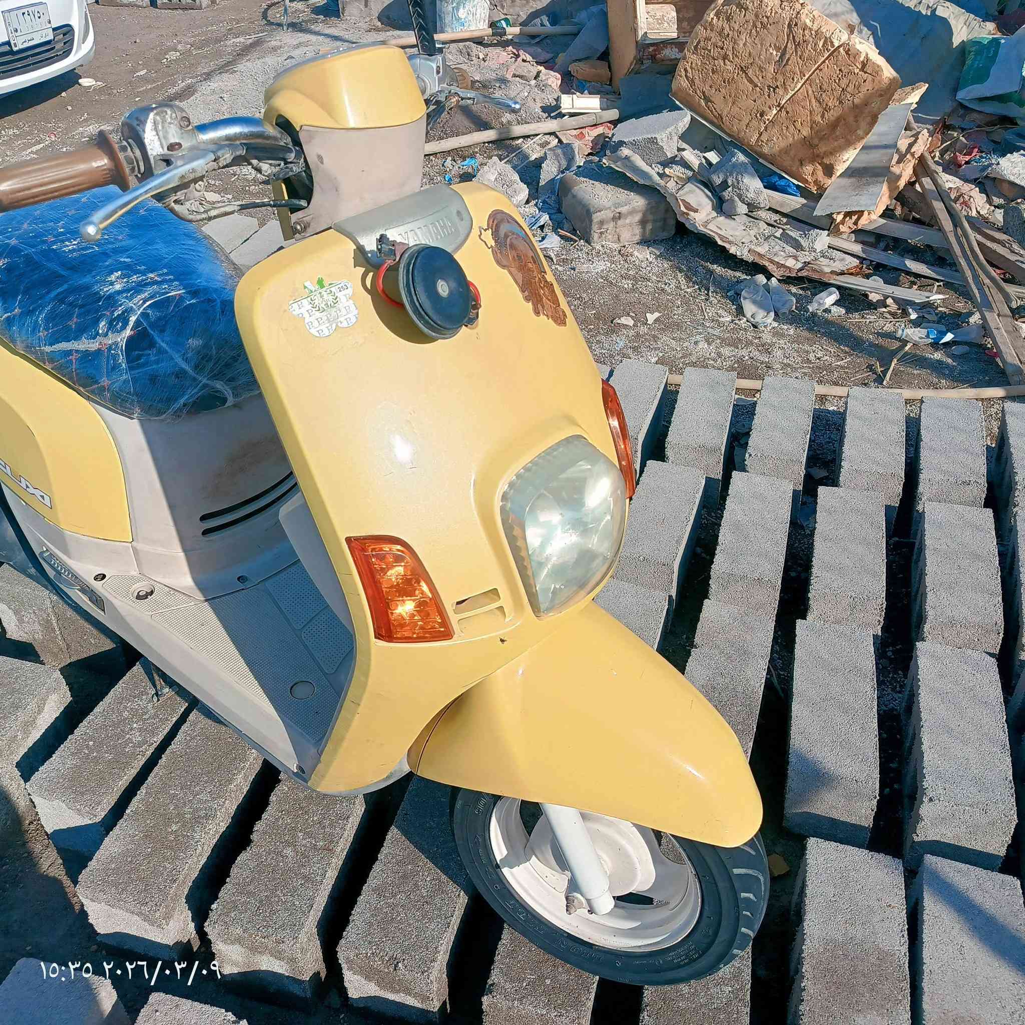 سلام عليكم للبيع دراجه ماكس بوليسي مكينه مامفتوح كهربائيات كله شغاله نكره سلف هندر كفرات ليموني🍋ولكعيه حليبي🥛 السعر 850وبيها مجال قليل مكان الناصريه رقم الهاتف***********بي واتساب
