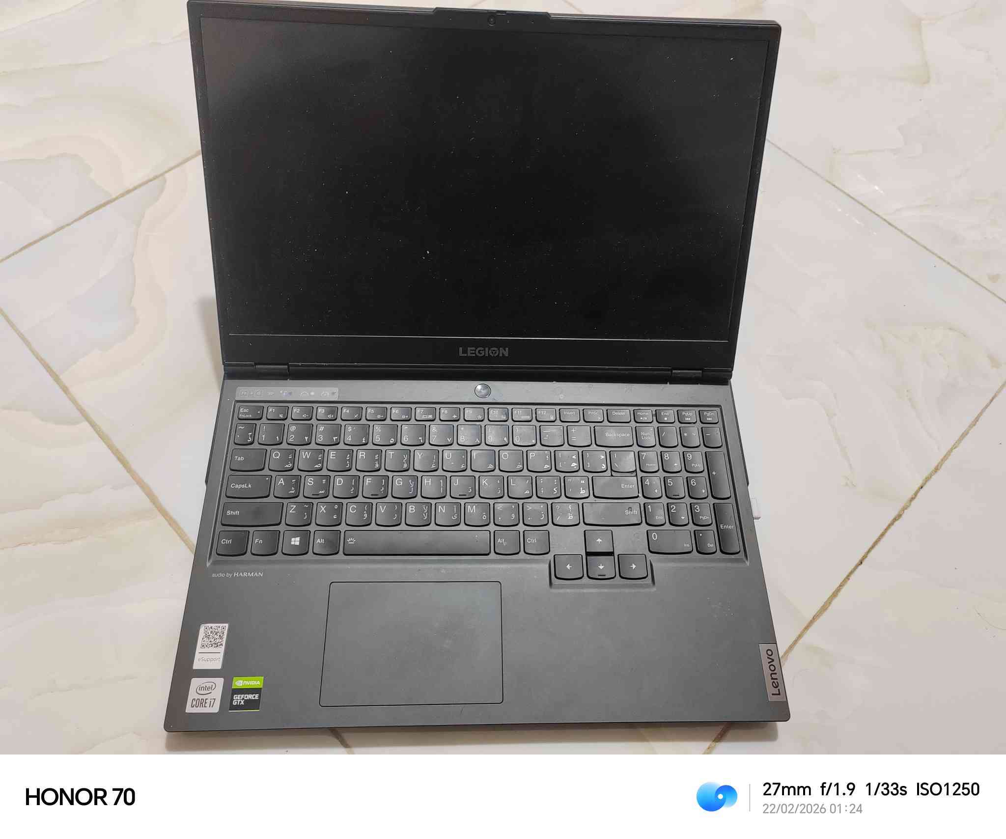 لينوفو ليجن 5
المواصفات
cor i710h
ram 16
hard hdd 1 tera
ssd 512 m.2
gtx 1660ti 6G
screen 2k 120 hz
Windows 11 orginal 
ملحقاته كارتونه شاحنة جنطة ماوس جويستك
مكاني سماوة توصيل ماعندي
سعرها 900 مع المجال
لاب توب ماخذها جديد على ايدي يعني مو بالة او اوبن بوكس
خلصت دراستي بيها واريد ابيعها


**إذا كنت صاحب هذا الإعلان وتريد حذفه لأي سبب، رجاءا أرسل رسالة إلى الدعم الفني**