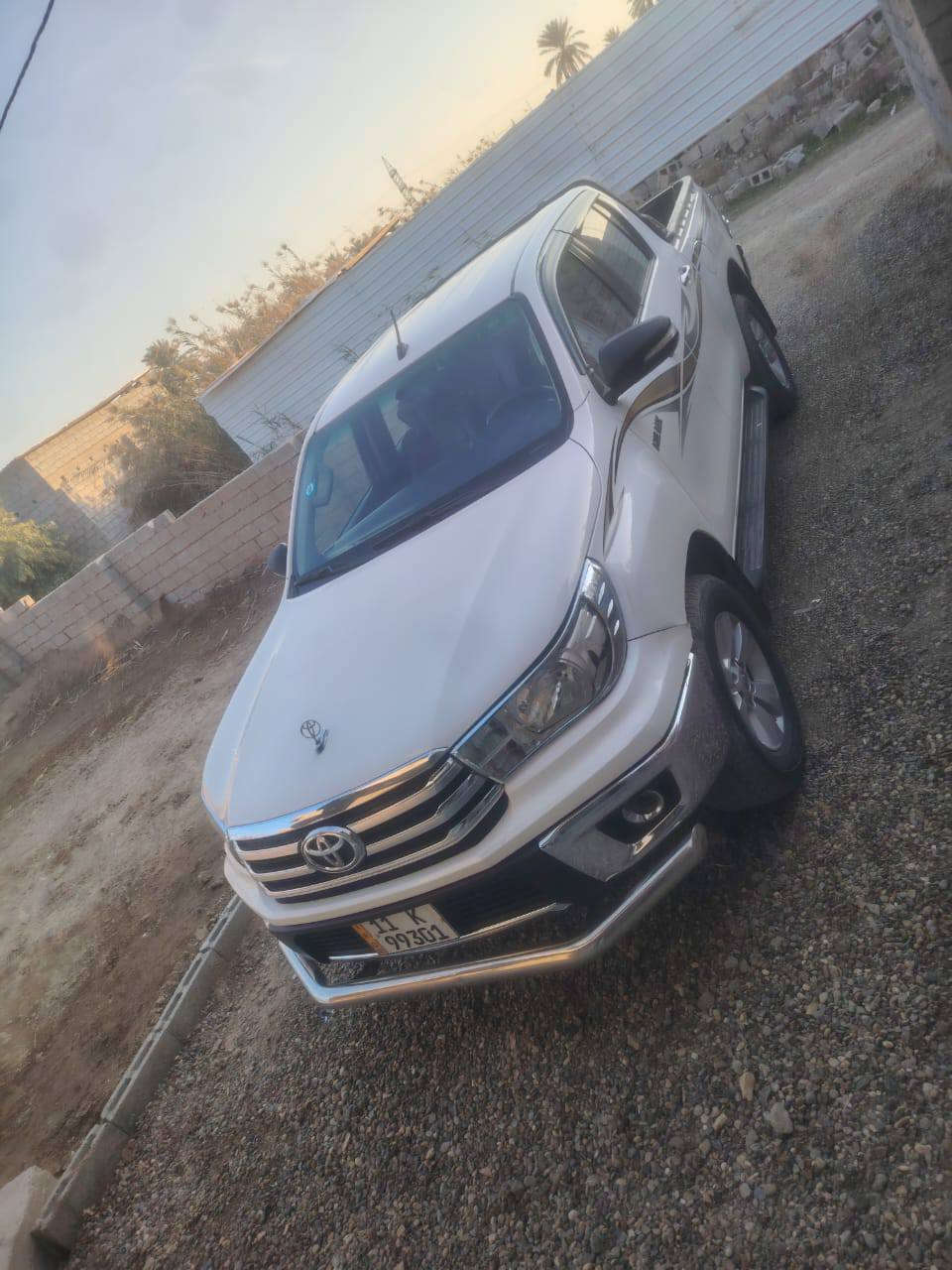 السلام عليكم للبيع هيلوكس موديل 17 رقم بغداد تحويل مباشر محرك مامفتوح شركة كير اوتوماتيك مامفتوح شركة اكسل شركة صدر جديد تخم فلنجه تخم بنز امامي خلفي تبريد ثلج السيارة مابيهه نقص برغي المكان بغداد التاجي 
***********/***********
