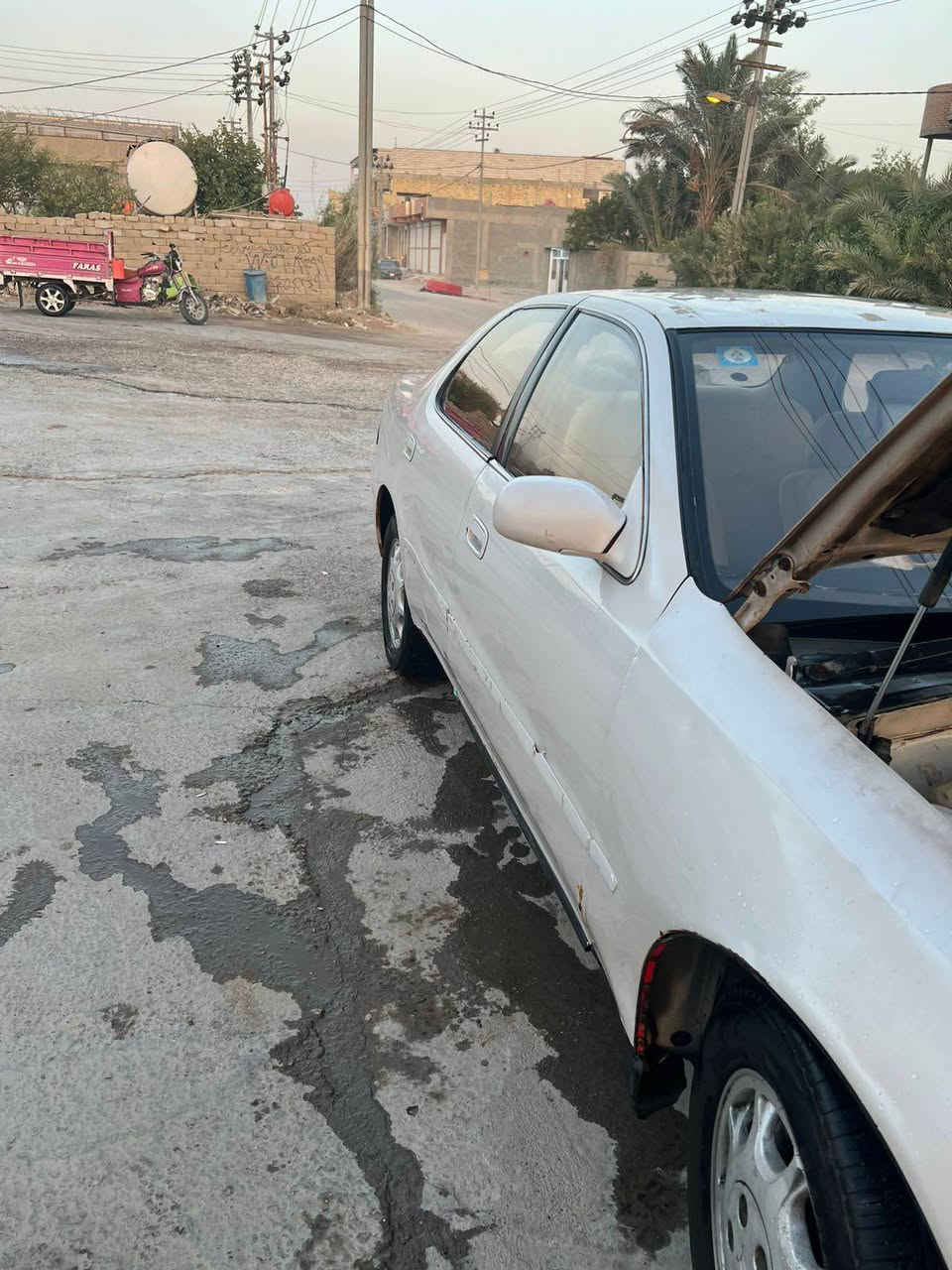 السلام عليكم كرستا نفخ للبيع 
مديل 1993
مكينه وكير كفاله 2500 vvt
مكفوله من الضربه القويه 
بيهة مكانات صبغ ابيع عام 
سنويه لل ٢٠٢٩ 
بس نقل جثه نقل بدنه كامله 
رقمها بصره الانكليزي راعيها صديقي يريد تحويل 
تبريد ثلج قطعه وحده 
حدادتها الوره كامله بس الكدام يرادلها تلحيضات 
غرفتها حلوه شوف العين السيارة مرتبه حلوه 
سعرها ٣٩ وبيهة مجال وبخدمه الشراي 
رقمي *********** ولخاص موجود 
ماعجبك السعر ادعينه بلرزق 
مكانها بصره قضاء المدينه البصرة, العراق
