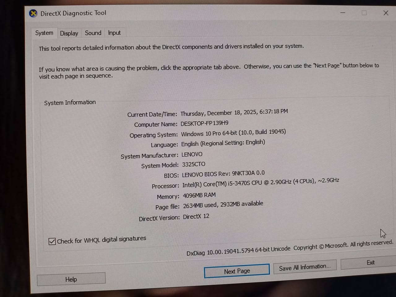 حاسبه هيه شاشه وكيس Lenovo موديل Think certer
مع ماوس وكيبور 
 m92z حجم شاشه screen size 23 FHD  
Core i5-3470s @2.9GHZ رام 4GB DDR3 
هارد 128 GBSSD
قابلات للتطوير
السعر 300الف  بغداد الجديده ***********
