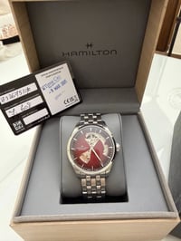 هاملتون Jazzmaster • ٢٠٢٥ اوتوماتيك • مينا خمري ٤٠مم