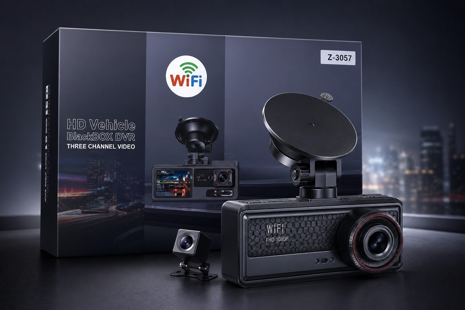 كاميرا سيارة HD Vehicle BlackBOX DVR ثلاثية القنوات مع WiFi

وثّق رحلتك بكل سهولة مع كاميرا السيارة HD Vehicle BlackBOX DVR المصممة للتسجيل داخل وخارج السيارة بثلاث قنوات فيديو، مع دعم WiFi وتشغيل الفيديوهات مباشرة.

• تدعم تسجيل Three Channel Video لعرض أكثر من زاوية

• مزودة بخاصية WiFi

• إمكانية تشغيل الفيديوهات على الكمبيوتر عبر بطاقة TF/SD

• تدعم وضع Playback Mode لمراجعة التسجيلات من الكاميرا مباشرة

• تحتوي على منفذ AV-IN لتوصيل كاميرا المقصورة

• تعمل عبر منفذ Mini USB Power Interface

• نوع المنتج: كاميرا سيارة DVR
• عدد القنوات: Three Channel Video
• الاتصال: WiFi
• منفذ الطاقة: Mini USB 2.0
• منفذ إضافي: AV-IN
• نوع الذاكرة: TF Card / SD Card
• الموديل الظاهر: Z-3057

محتويات العلبة:
• كاميرا السيارة DVR
• قاعدة تثبيت
• كاميرا إضافية ظاهرة على العلبة
• كتيب تعليمات متعدد اللغات