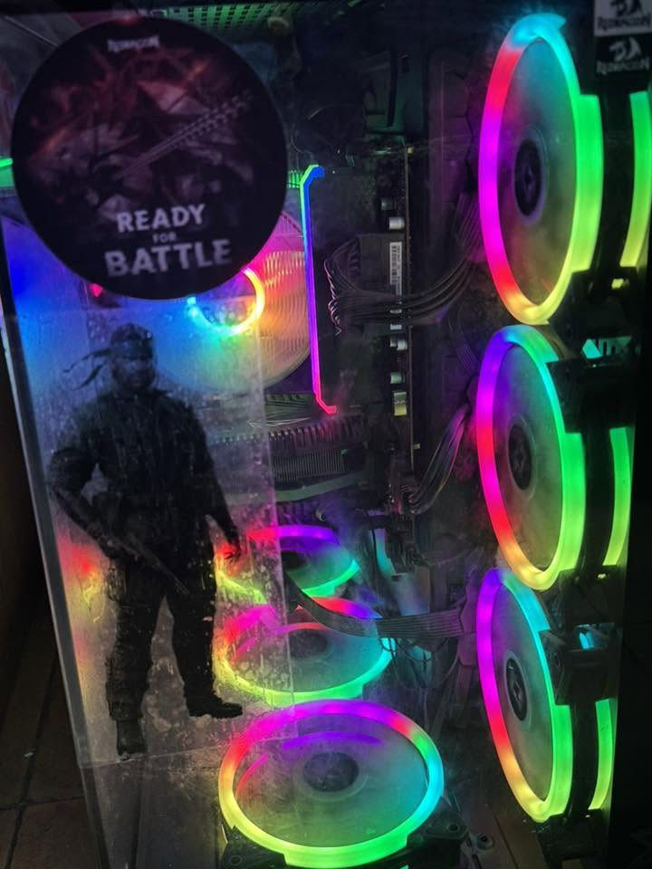 Pc للبيع
Ci5-12400F
B660M MSI 
COOLER DEEPCOOL 400K
RAM 16 (2x8) 3200 CORSAIR 
RTX 3060TI 8GB ZOTAC 
M.2 256GB 
HDD 1TB WD 
PSU 650W BRONZE 
CASE 4 FAN RGB

سعر 900 قفل

مكاني بغداد الكرادة 

ادمن ❤️


**إذا كنت صاحب هذا الإعلان وتريد حذفه لأي سبب، رجاءا أرسل رسالة إلى الدعم الفني**