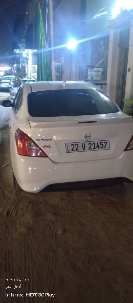 نيسان صني  هندي مديل2025كفاله عامه فقط بارد قليل ماشيه6000 السعر 125وبيهه مجال وكاله مضمونه بسم شركه المهند،،، غير متواجد علفيس اني مكلف بلنشر هاذا رقم صاحبها ***********مكاني نجف
