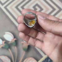 ياقوت اصفر • فضة ٩٢٥ • قياس ٢٢