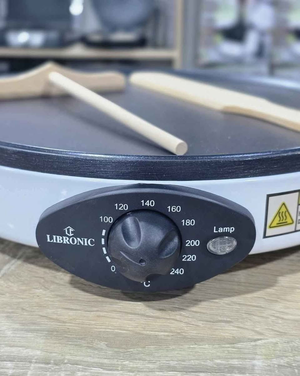 🥞✨ حضّر الكريبمحضرة الكريب LIBRONIC هتحصل على كريب دائري مثالي كل مرة – سهل، سريع، ولذيذ!

🔥 قدرة 1200 واط لتسخين فوري وطهي متساوي

🍯 سطح غير لاصق يحافظ على شكل الكريب ويسهل التنظيف
يوجد خدمة توصيل لجميع المحافظات بغداد, العراق


**إذا كنت صاحب هذا الإعلان وتريد حذفه لأي سبب، رجاءا أرسل رسالة إلى الدعم الفني**